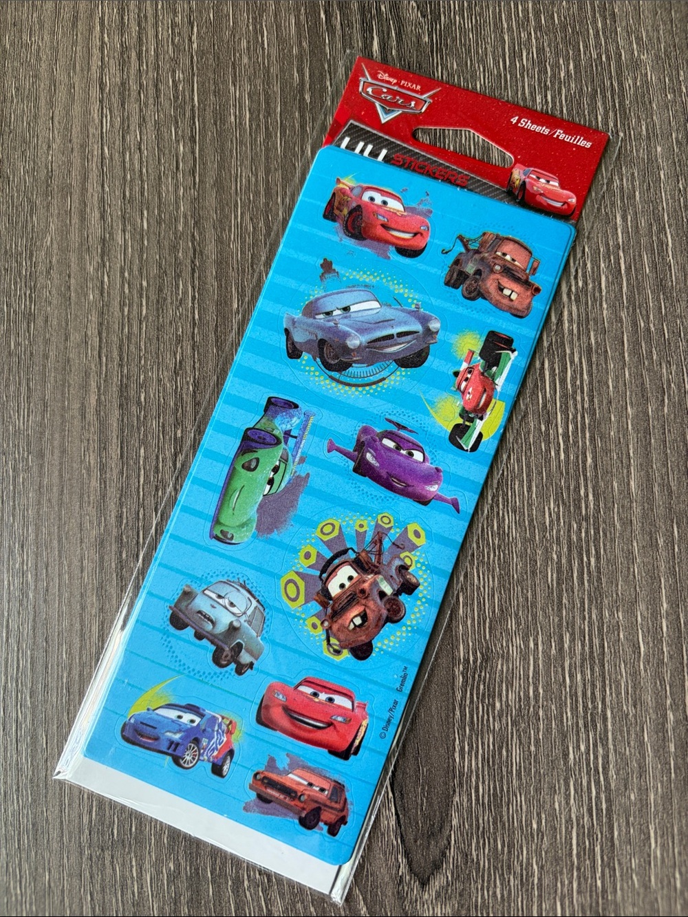 ❤️$7 NWT Stickety Doo Da Disney Pixar Cars Sticker Sheets